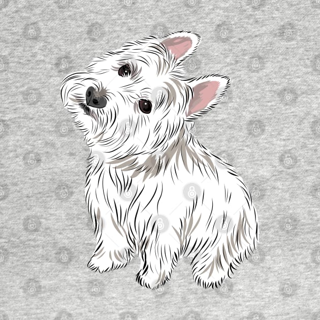 Rylie the Westie by MichellePhong